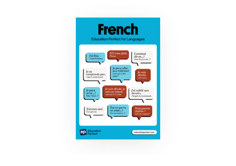 French Phrases Poster